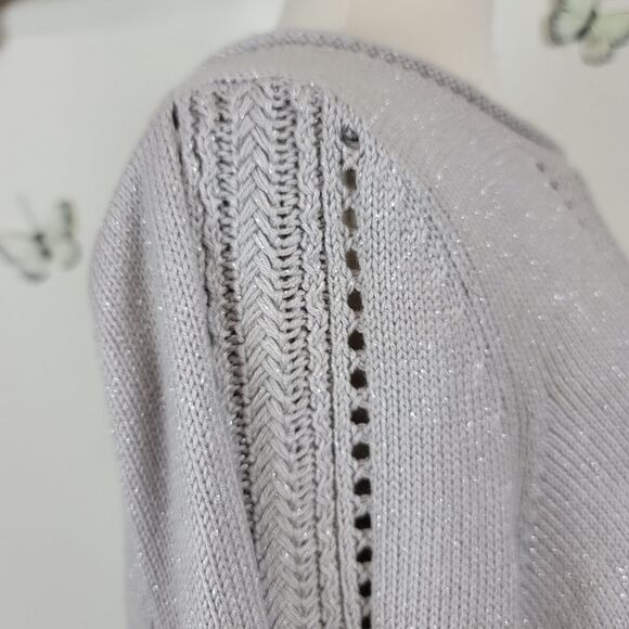 Lucky brand crochet style over semi sheer lining - Picture 14 of 14